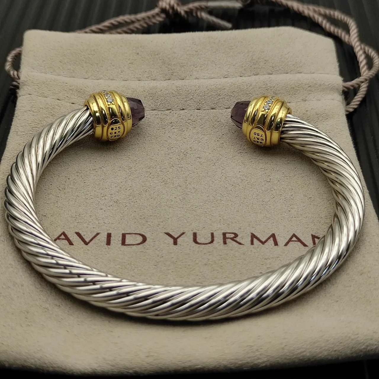 David Yurman Cable Classics Albion Doublet Twisted Cable Bracelet 9
