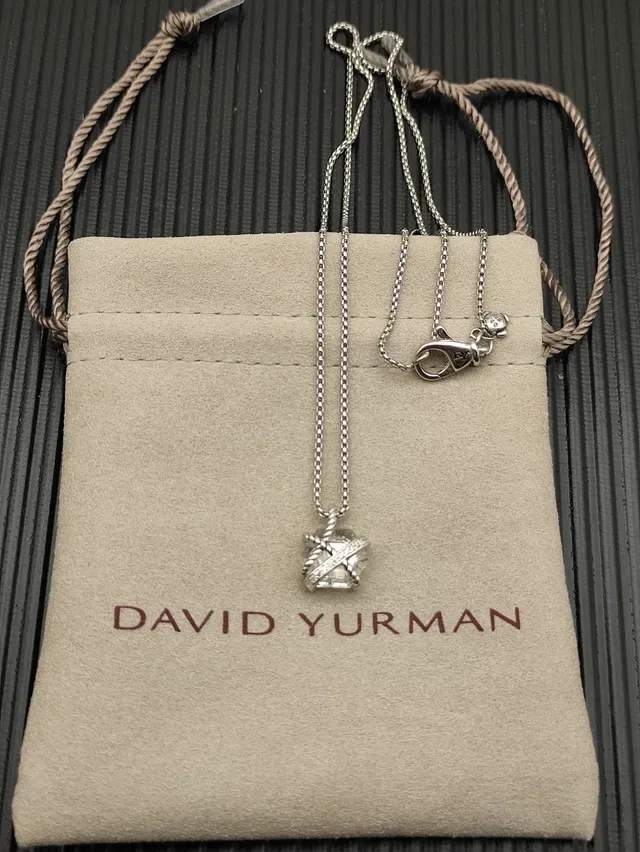 David Yurman Cable Collectibles Faceted Gemstone Pendant Necklaces 8