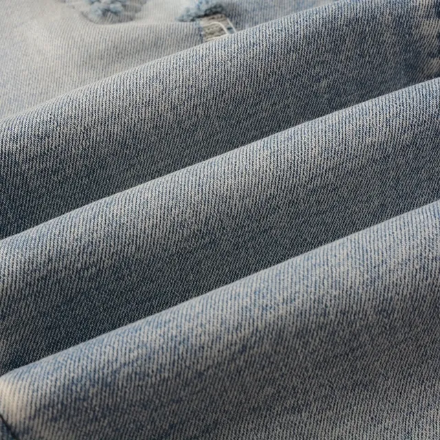 Jeans slim-fit light-wash déchirés 10