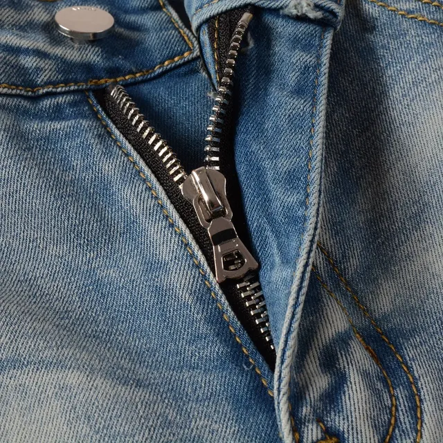 Jeans slim-fit light-wash déchirés 18