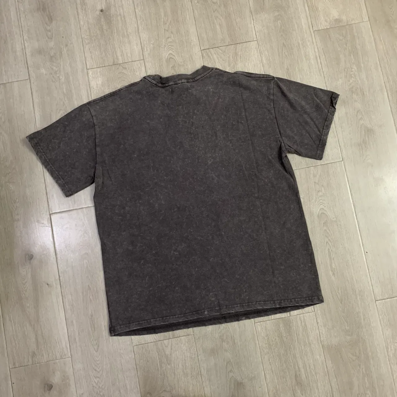 DUA Graphic Print Washed Charcoal T-Shirt 6