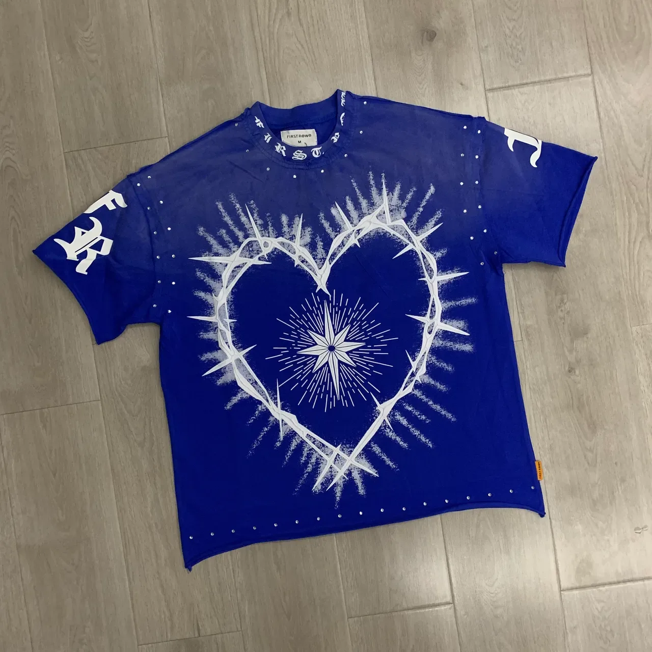 FIRST ROW Studded Heart of Thorns Graphic T-Shirt 5