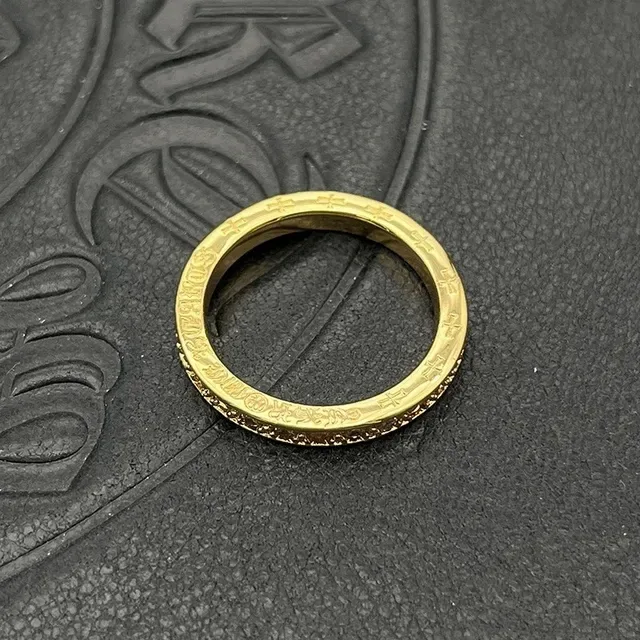 Gold Red Eternity Bands Pavé-Set Gemstones Ring 5
