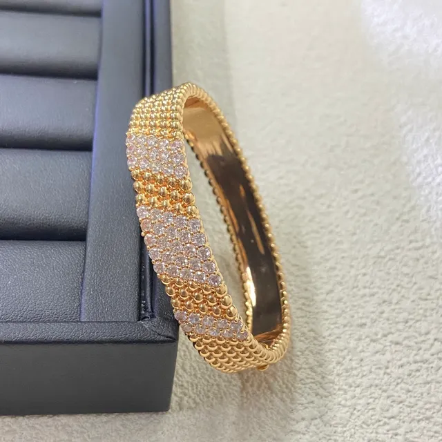 Gold Tone, Silver Tone, and Rose Gold Tone Pavé Crystal Beaded Hinged Bangle Bracelets 9