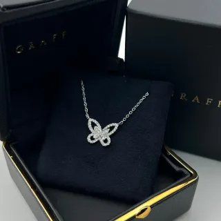Graff Butterfly Pavé collier de diamants