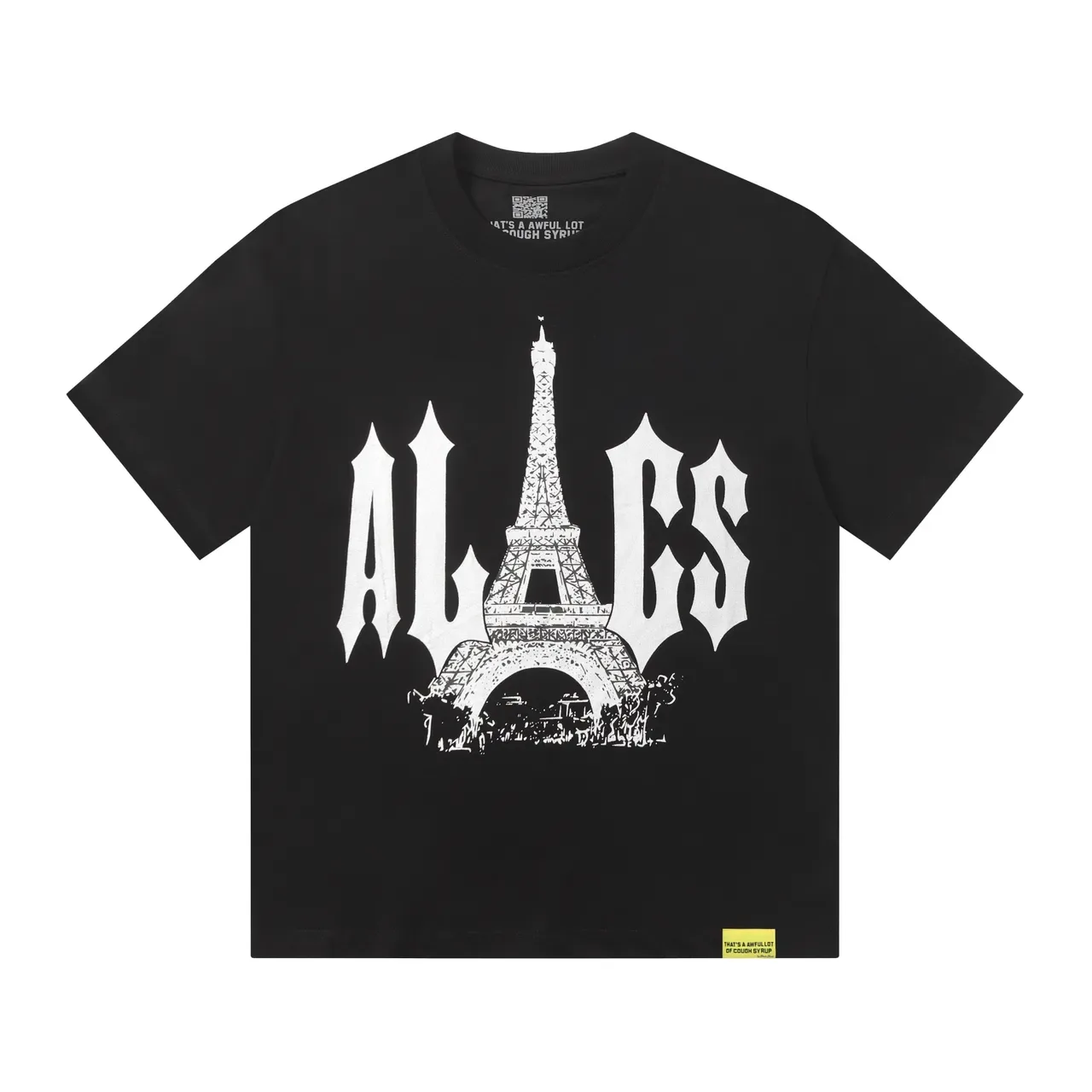 Graphic Print Eiffel Tower Typography T-Shirt 3
