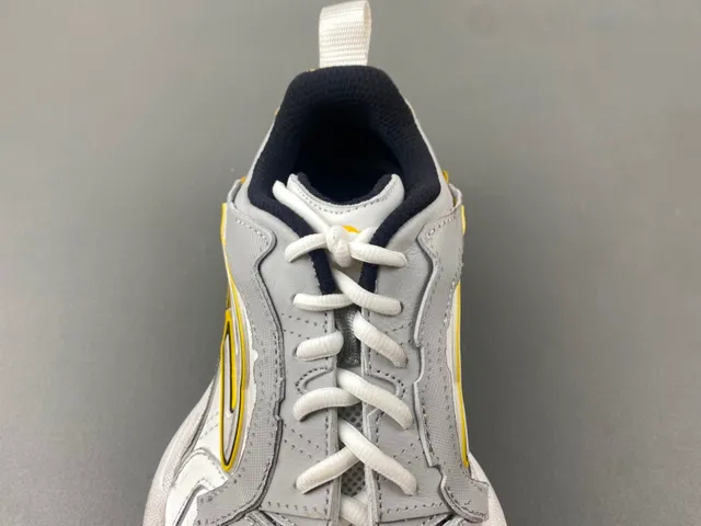 Gray and Yellow Chunky Midsole Lifestyle Sneaker 6