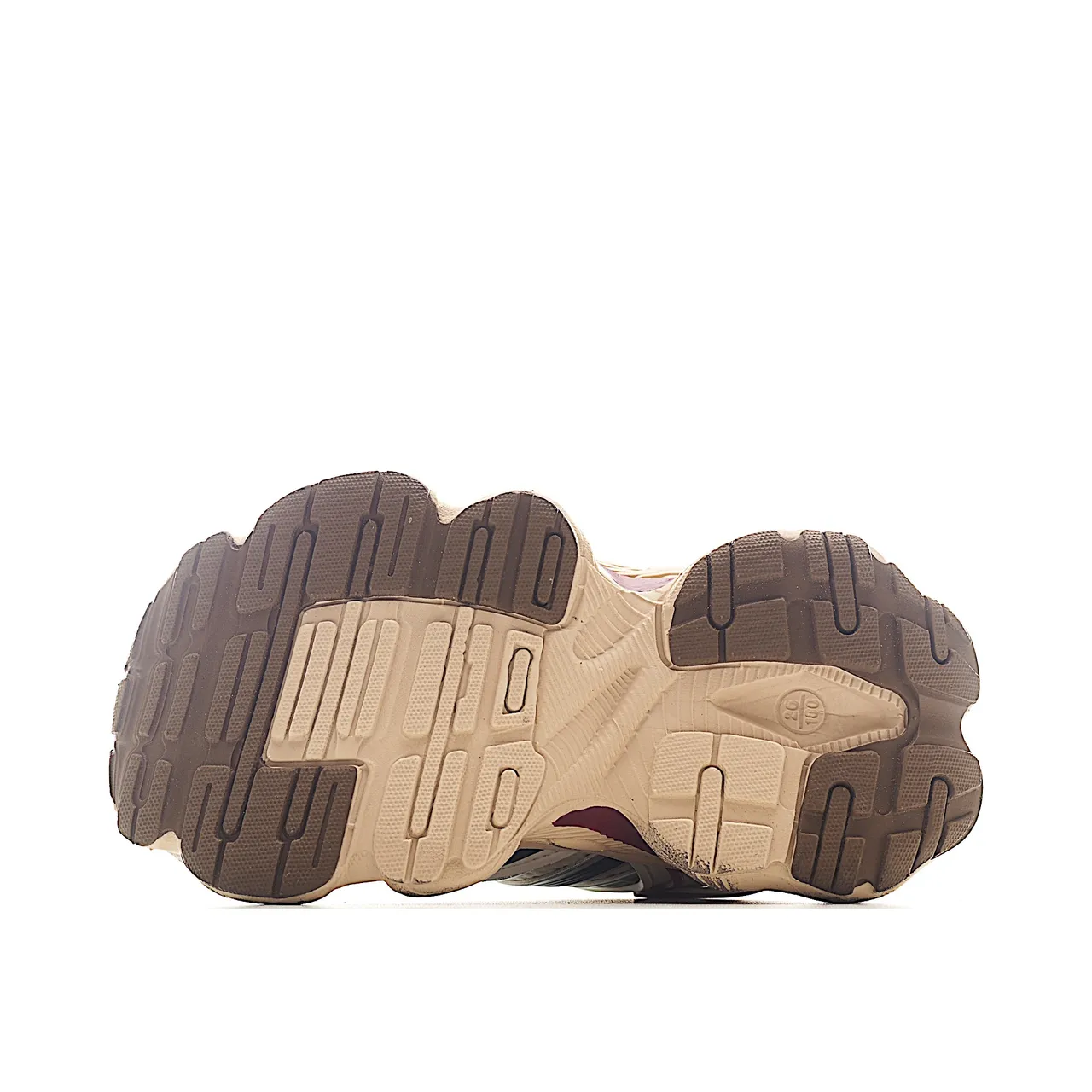 Gray Black Oversized Sole Layered Synthetic Overlays Chunky Sneakers 17
