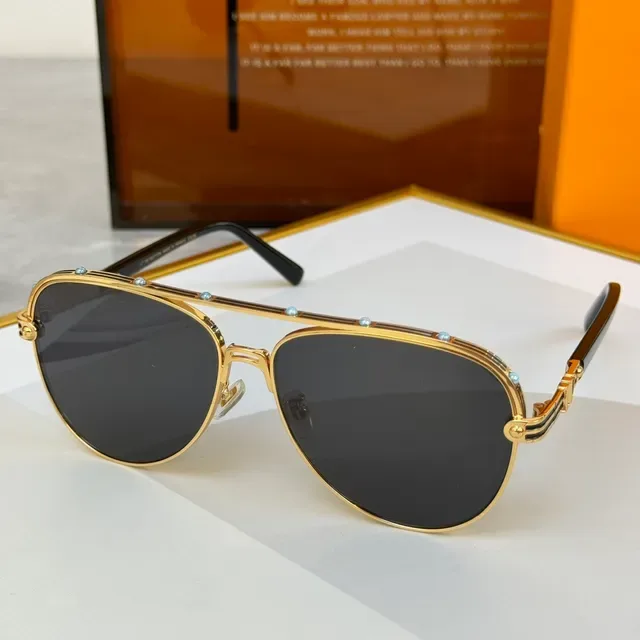 Green Silver Aviator Silhouette Gradient Lenses Sunglasses 5