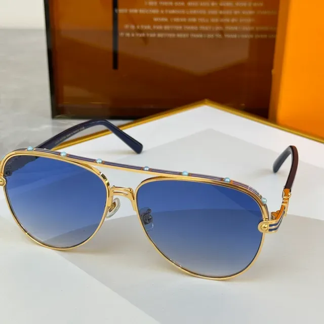 Green Silver Aviator Silhouette Gradient Lenses Sunglasses 8
