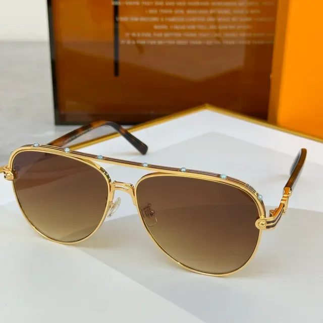 Green Silver Aviator Silhouette Gradient Lenses Sunglasses 9