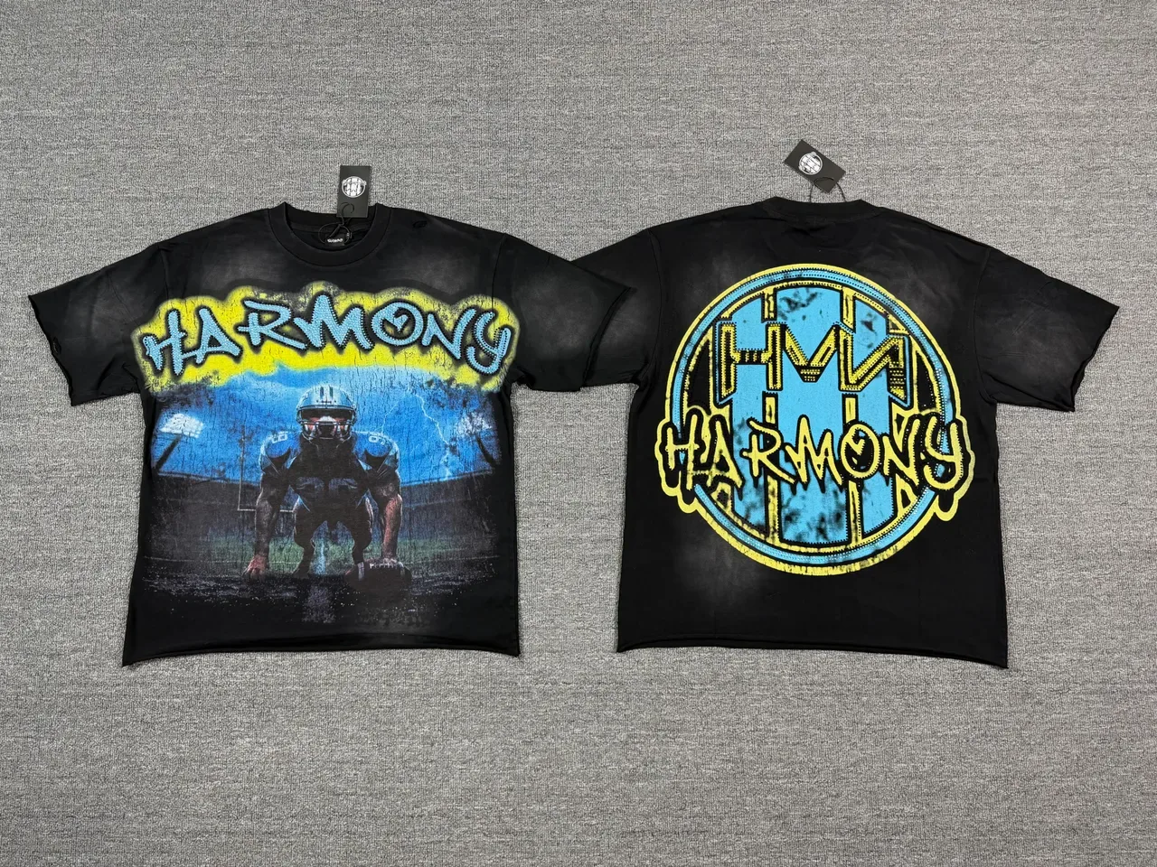 Harmony Graphic Print Black T-Shirt 7