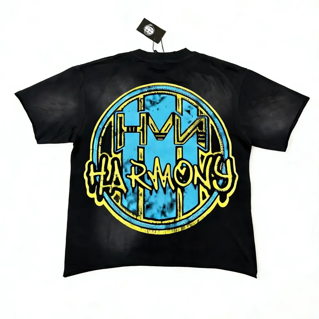 Harmony Graphic Print Black T-Shirt 8