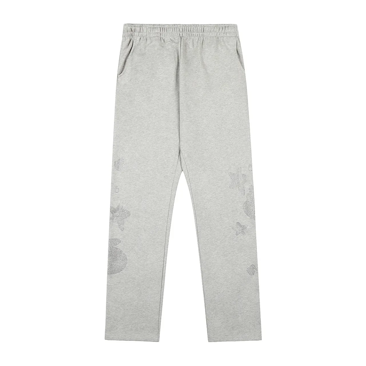 Heather Gray Rhinestone Star Embellished Tracksuit 5