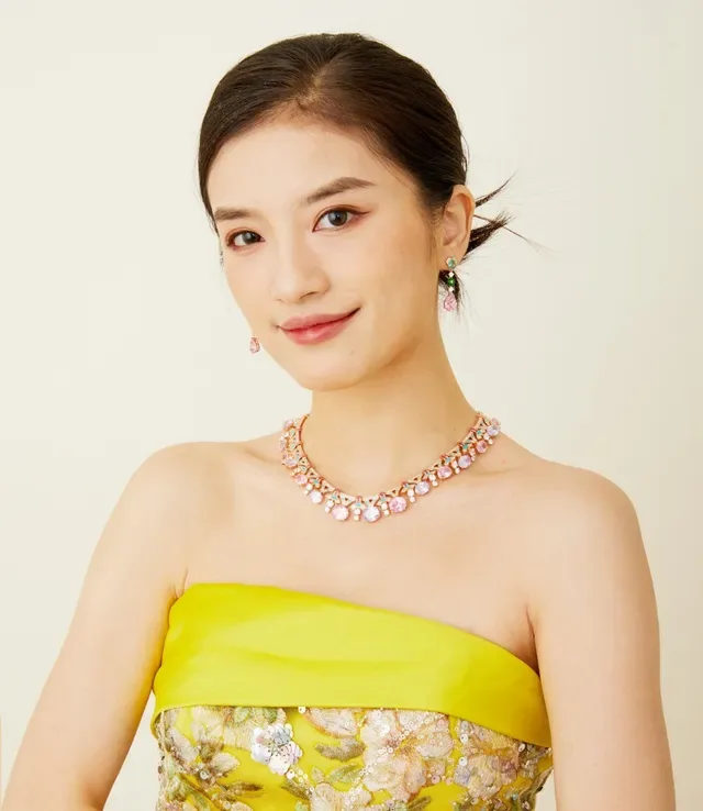 High-Collar Multi-Gem Enamel-Accented Pavé-Diamond Necklace 8
