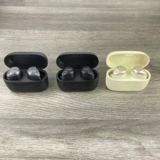 Jabra Black Beige Compact Stemless Design Matte And Metallic Finish Contrast TWS Earbuds