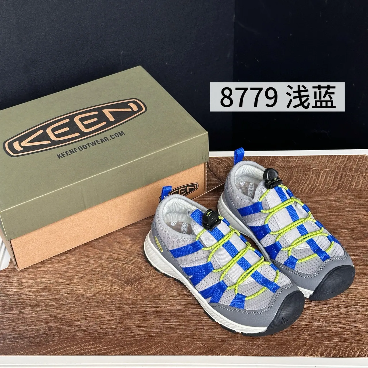 KEEN Blue Orange Open-Mesh Upper Dual Adjustable Straps Casual Sandals 3