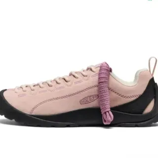 KEEN Pink Black Suede Upper Dual-Lace System Lifestyle Sneakers