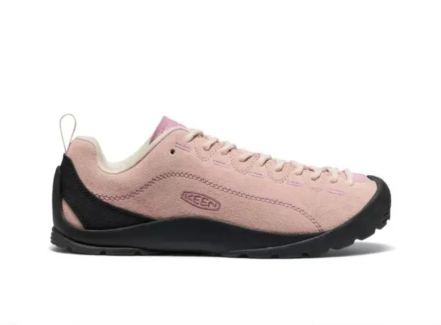 KEEN Pink Black Suede Upper Dual-Lace System Lifestyle Sneakers 7