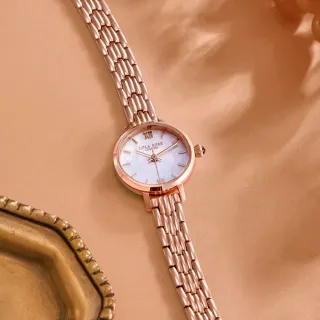 Lola Rose Mini Rose Gold Tone Mother-of-Pearl Dial Quartz Watch