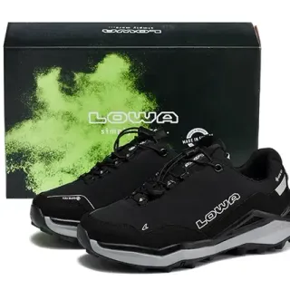 LOWA Black and Gray Trail Lifestyle Sneakers
