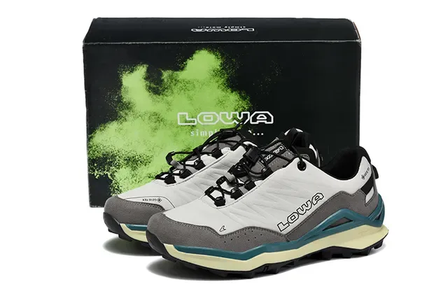 LOWA Black and Gray Trail Lifestyle Sneakers 2
