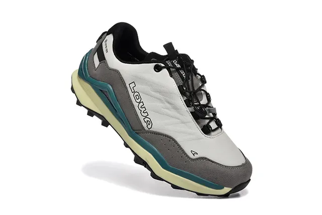 LOWA Black and Gray Trail Lifestyle Sneakers 7