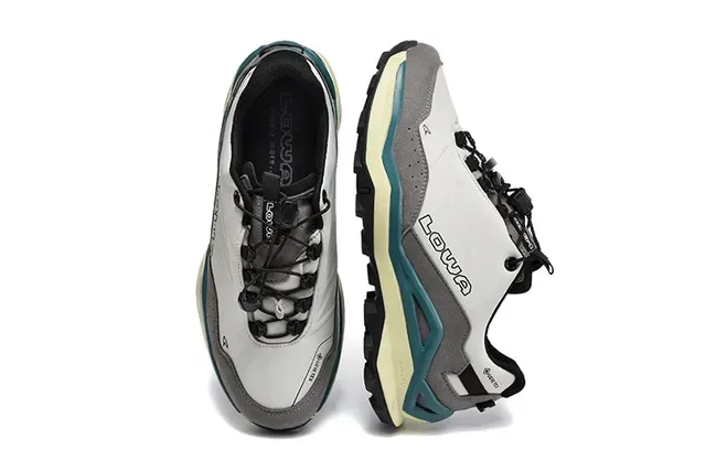 LOWA Black and Gray Trail Lifestyle Sneakers 8