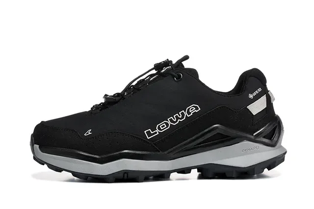 LOWA Black and Gray Trail Lifestyle Sneakers 20