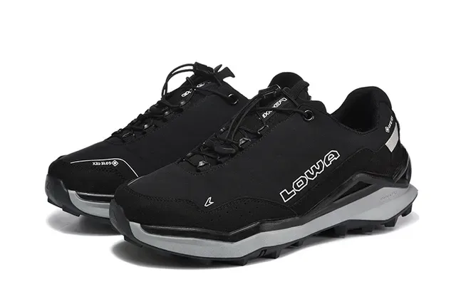 LOWA Black and Gray Trail Lifestyle Sneakers 22