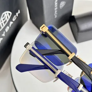Maybach Rimless Gradient Blue Sunglasses