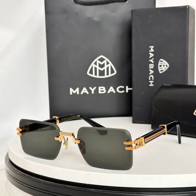 Maybach Rimless Gradient Blue Sunglasses 3