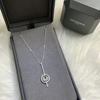 Messika Move Uno Pavé Diamond collar de barra circular