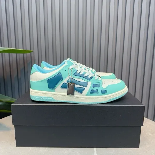 Mint and Navy Blue Layered Overlay Lifestyle Sneakers 5