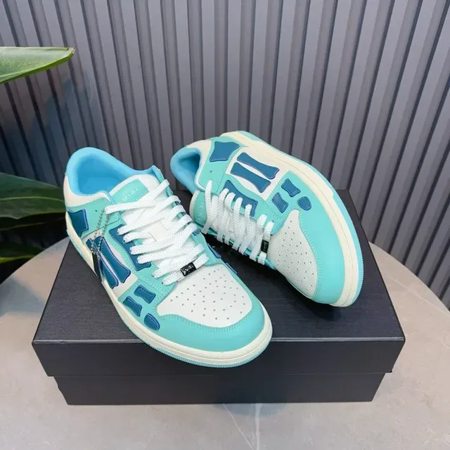 Mint and Navy Blue Layered Overlay Lifestyle Sneakers 7