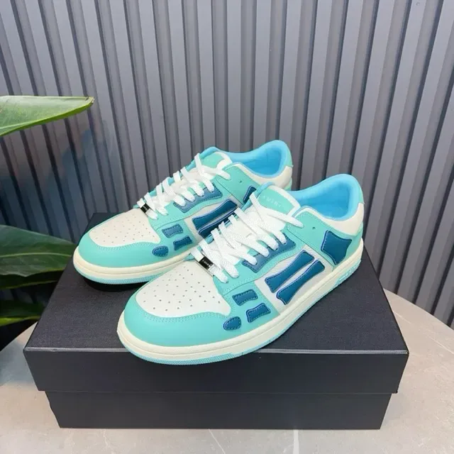 Mint and Navy Blue Layered Overlay Lifestyle Sneakers 9