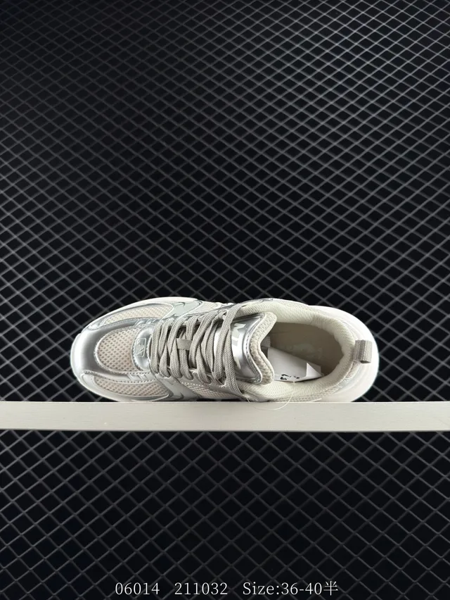 MLB Big Ball Chunky Silver Mesh Low-Top Chunky Sneakers 5