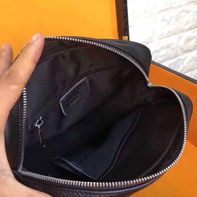 Montblanc Meisterstück Leather Collection Black Structured Messenger Bag 3