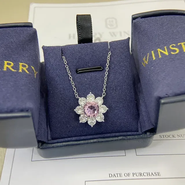 Multicolor Gold Floral Halo Pendant Multi-Stone Cluster Necklace 3