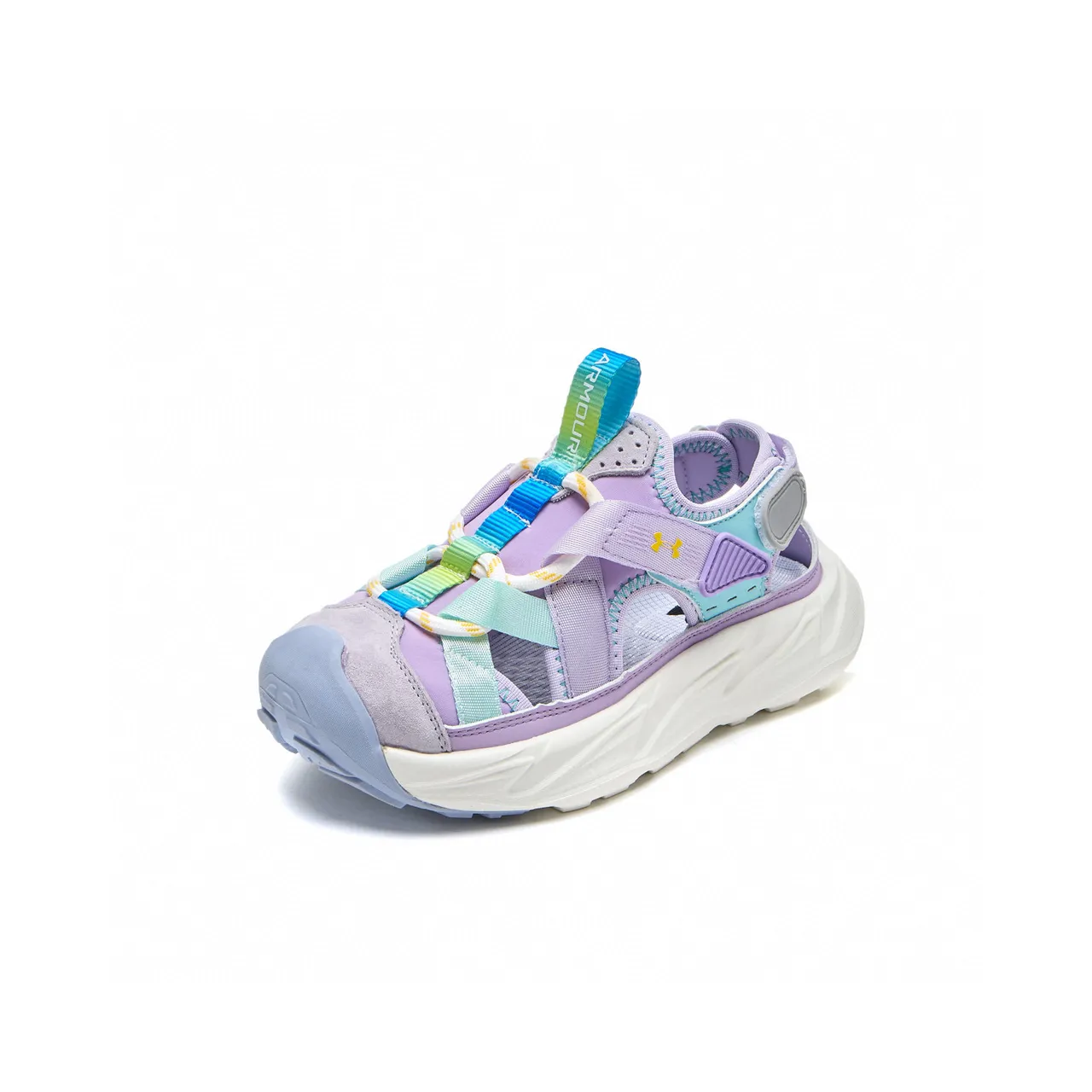 Multicolor Multi-Strap Thick Sole Sandals 3