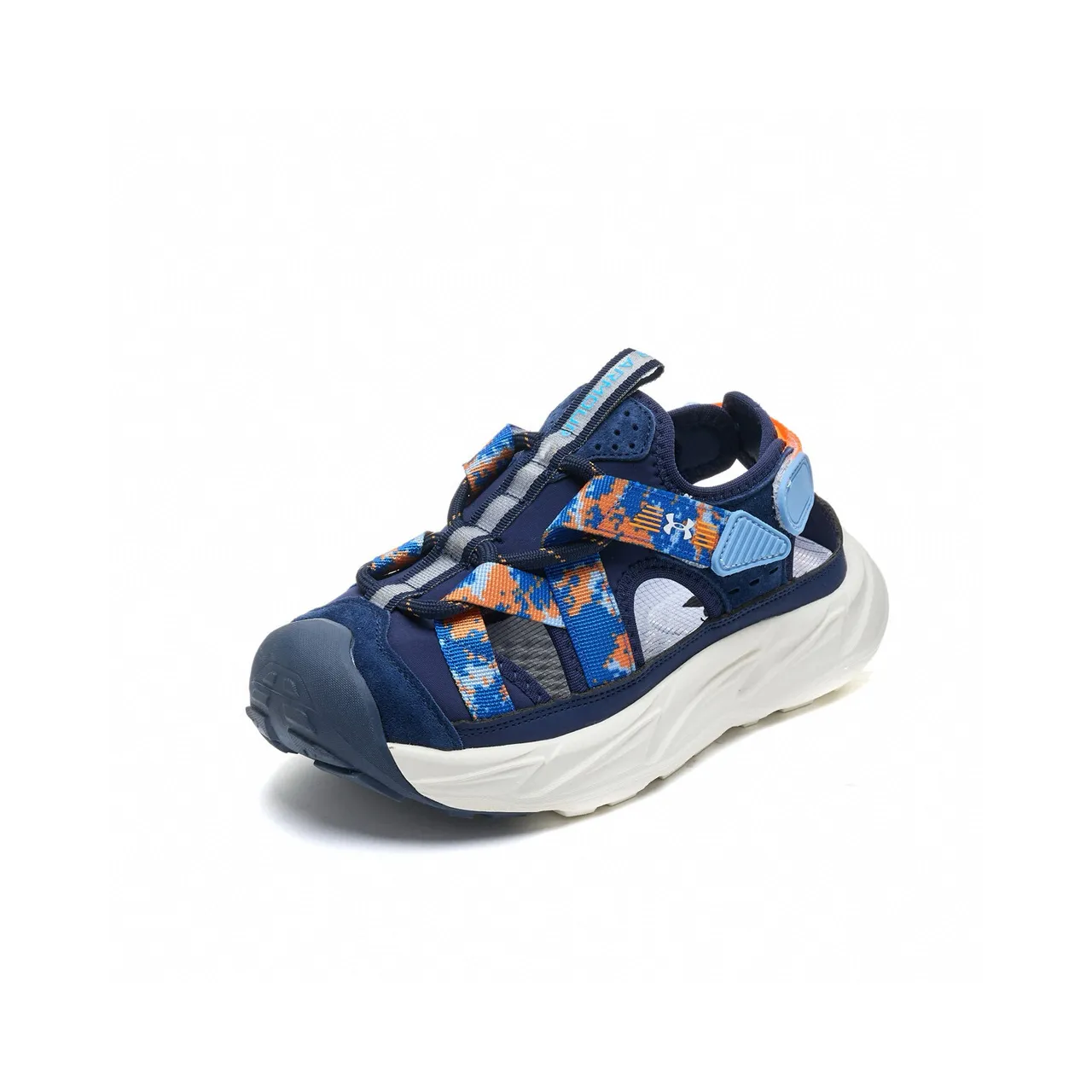 Multicolor Multi-Strap Thick Sole Sandals 5