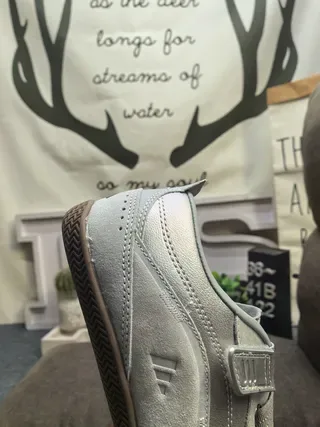 Olive Gray Laceless Strap Sneakers 3