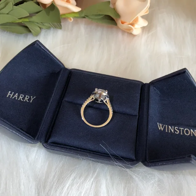 Oval Halo Pave Band Ring 3