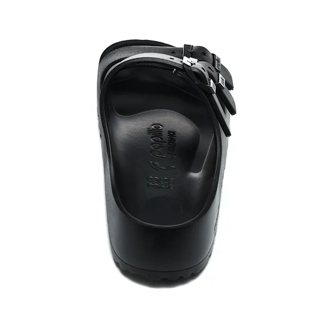 Pacillo Three-Buckle Strap Black Casual Sandals 5