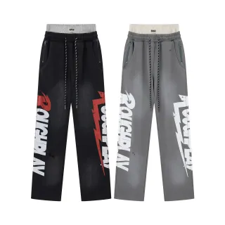 ROUGH Graphic-Print Jogger Sweatpants