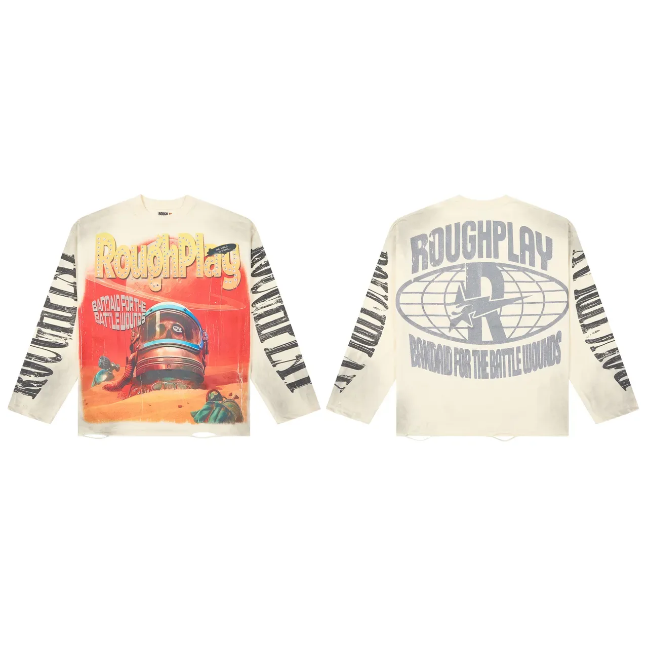 Roughplay Graphic Print Long-Sleeve T-Shirt 2