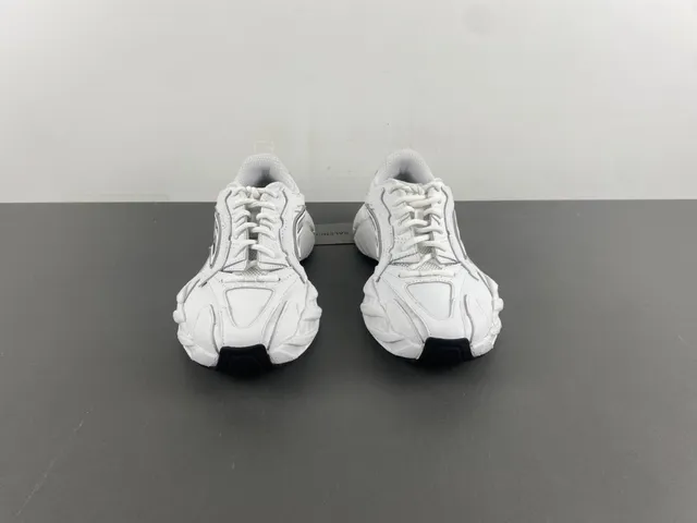 Skechers White Black Midsole Layered Synthetic Overlays Chunky Sneakers 11