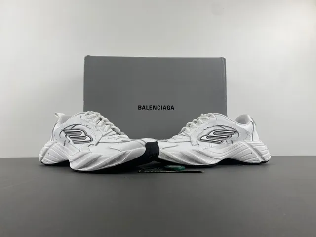 Skechers White Black Midsole Layered Synthetic Overlays Chunky Sneakers 13