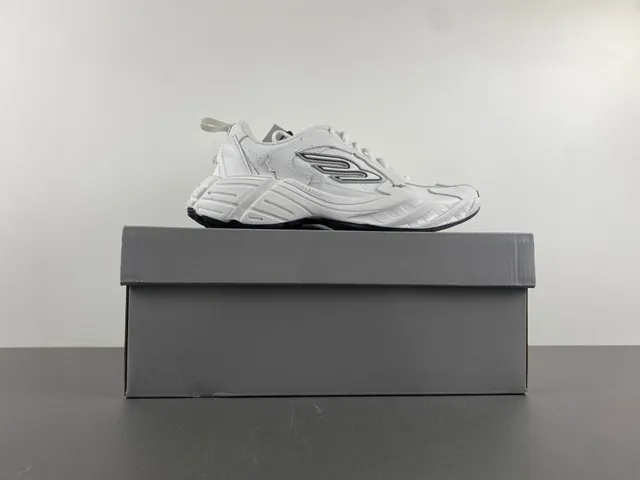 Skechers White Black Midsole Layered Synthetic Overlays Chunky Sneakers 15