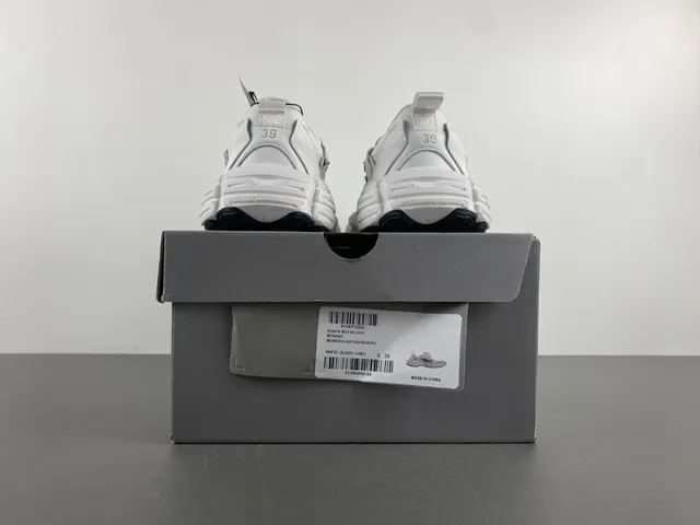 Skechers White Black Midsole Layered Synthetic Overlays Chunky Sneakers 17